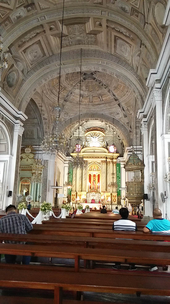 サンオウガスチン教会内部　エルミタ地区